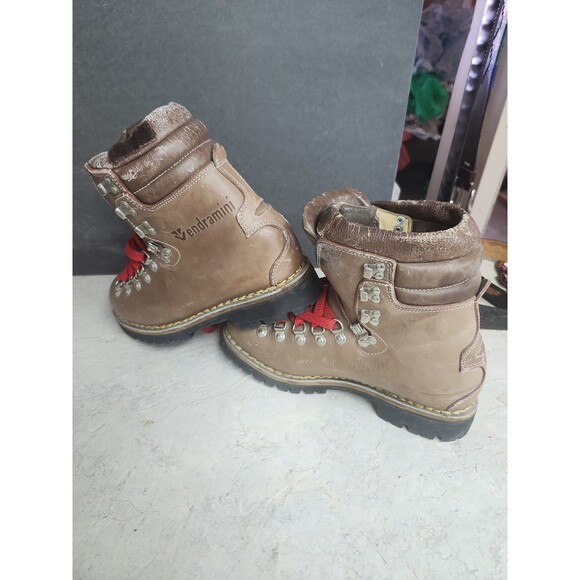 Vintage Vendramini Boots Mens 8 Hiking Mountaineering Leather Made In Italy main image 7